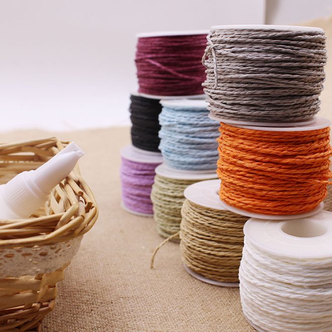 Colorful Paper Twines Rope for Handcrafts and Floral - Image 3