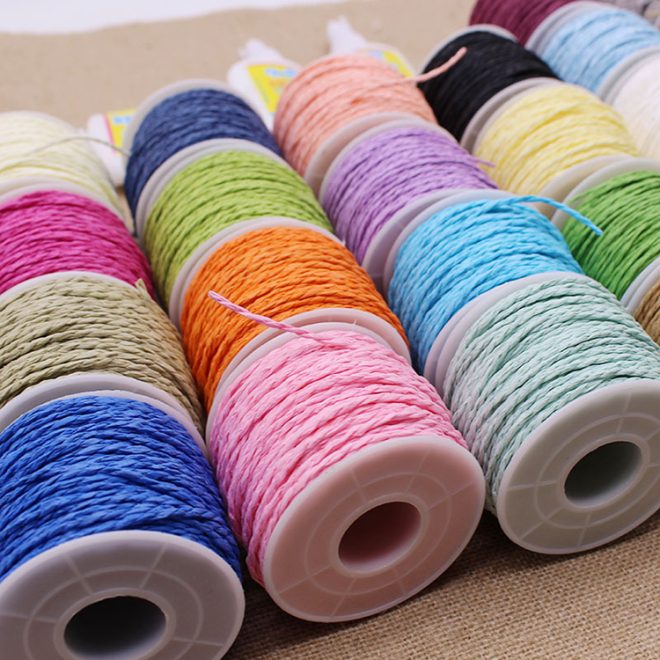 Colorful Paper Twines Rope for Handcrafts and Floral - Image 4