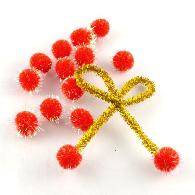 Glitter Pompoms for Kids DIY Craft - Image 3