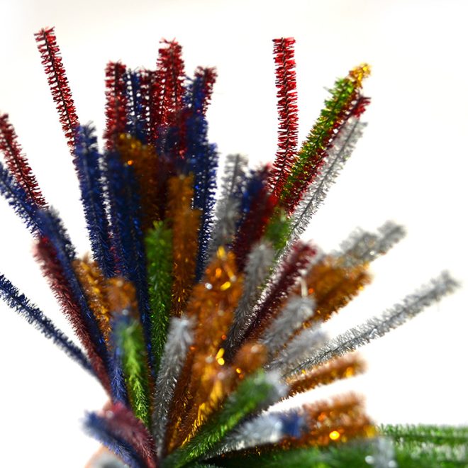 Glitter Metallic Chenille Stems - Image 3