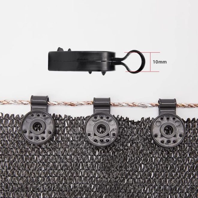Garden Plastic Circular Mesh Securing Clips - Image 3